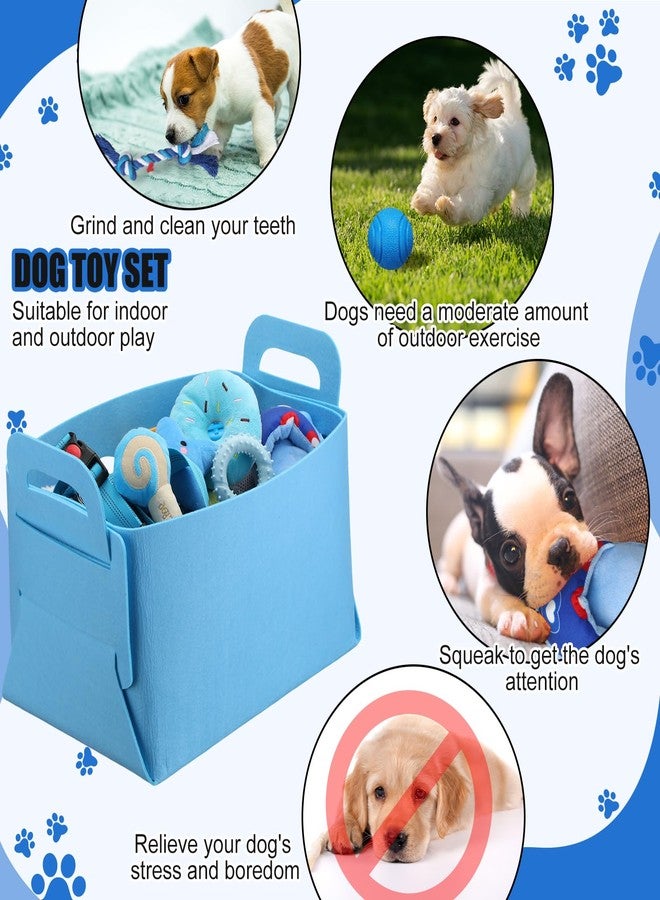 Abbylike 50 Pcs Puppy Supplies Starter Kit for Small Dogs Puppy Essentials Includes Leash, Bowls, Teeth Brushes, Water Bottle, and More Accessories for Dogs Pet Day Welcome Gift(Blue) - Image 3